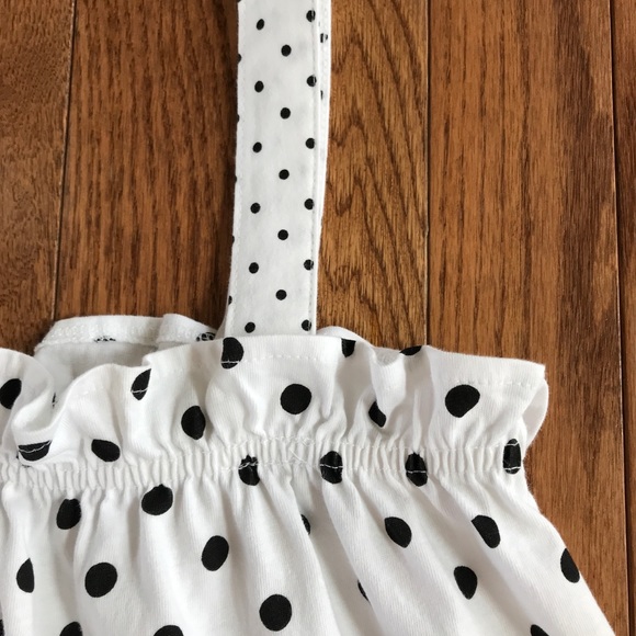 Zara Girls polka dot cotton Retro sleeveless top size 9 - Picture 4 of 12